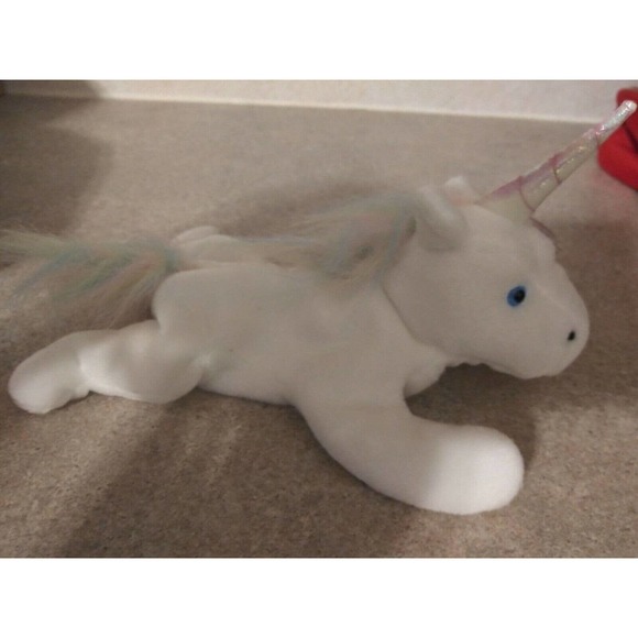 Mystic the UNICORN Ty Beanie Baby Iridescent Horn and Hair